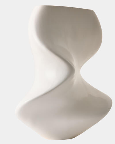 Resonant Vase-White