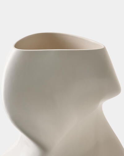 Resonant Vase-White