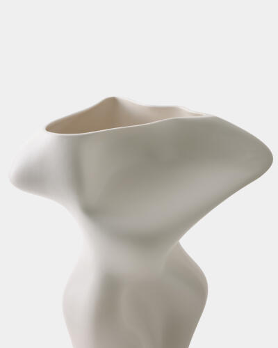 Cadence Vase-White