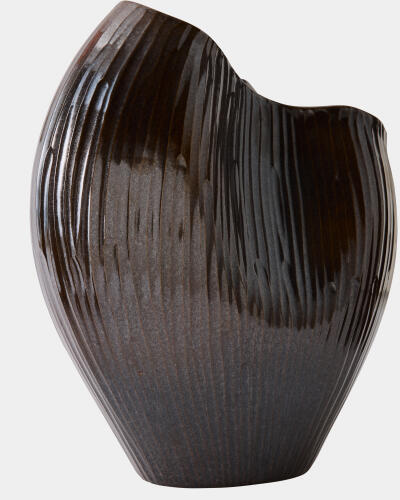 Horn Vase-Dark