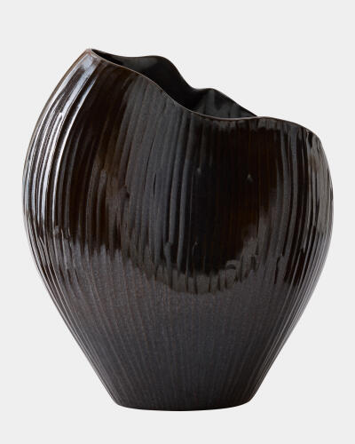 Horn Vase-Dark