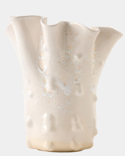 Fazzoletto Vase-Beige