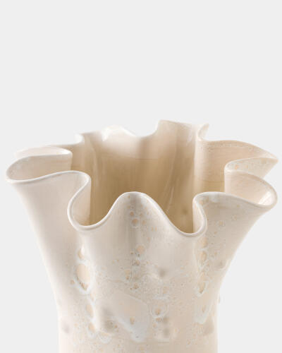Fazzoletto Vase-Beige