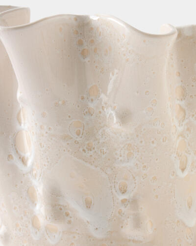 Fazzoletto Vase-Beige