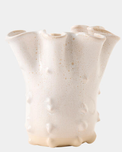 Fazzoletto Vase-Beige