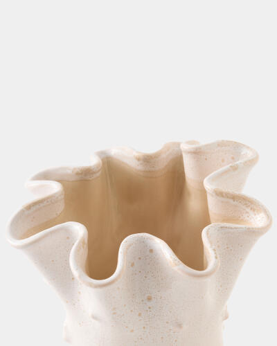 Fazzoletto Vase-Beige