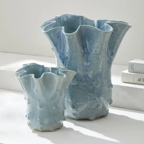 Fazzoletto Vase-Blue