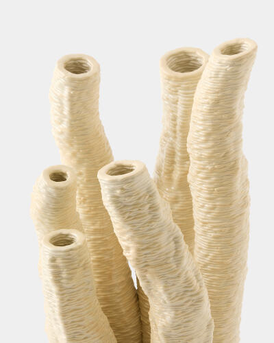 Coral Vase-Beige