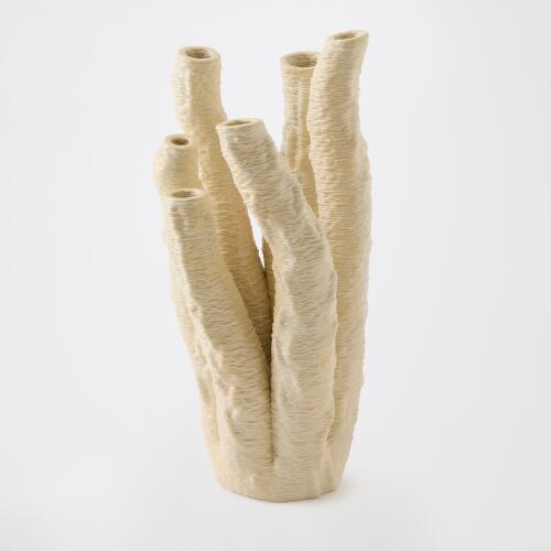 Coral Vase-Beige