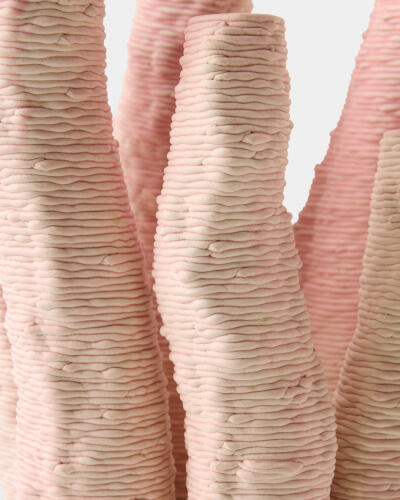 Coral Vase-Pink-Lg