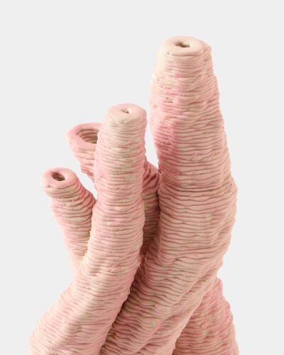 Coral Vase-Pink-Sm