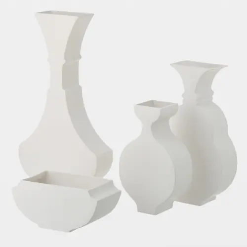 Amassar Pelike Vessel-Matte White