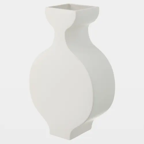 amassar gourd vessel-matte white
