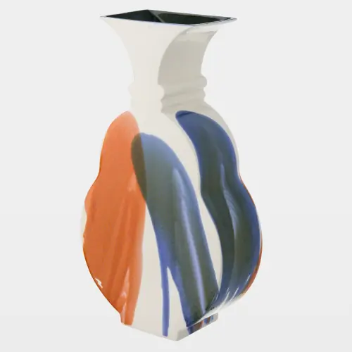 amassar pelike vessel-blue/orange/white