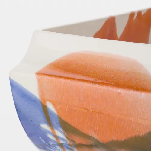 Amassar Bowl-Blue/Orange/White