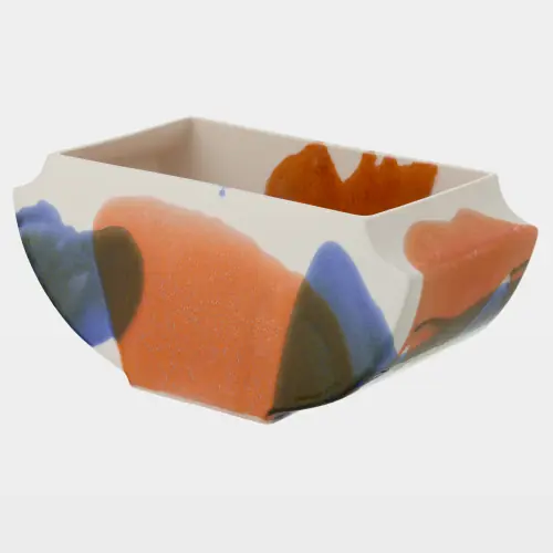 amassar bowl-blue/orange/white