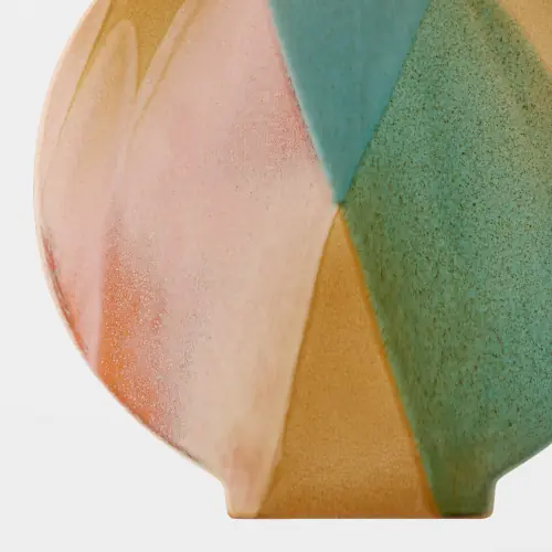 Amassar Pelike Vessel-Ochre/Blue/Orange