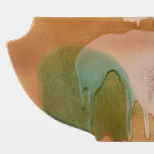 Amassar Bowl-Ochre/Blue/Orange