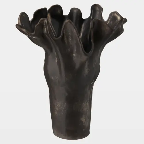 meteor vase-bronze-sm