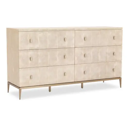 Solange 6-Drawer Dresser - Cream