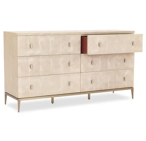 Solange 6-Drawer Dresser - Cream