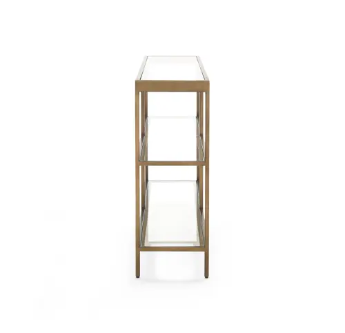 Vienna Medium Low Bookcase - Antique Brass
