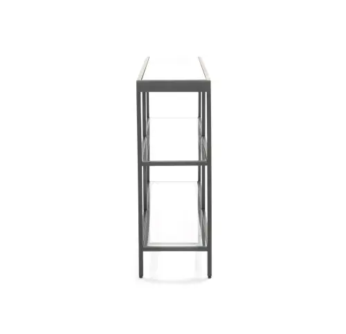 Vienna Medium Low Bookcase - Pewter