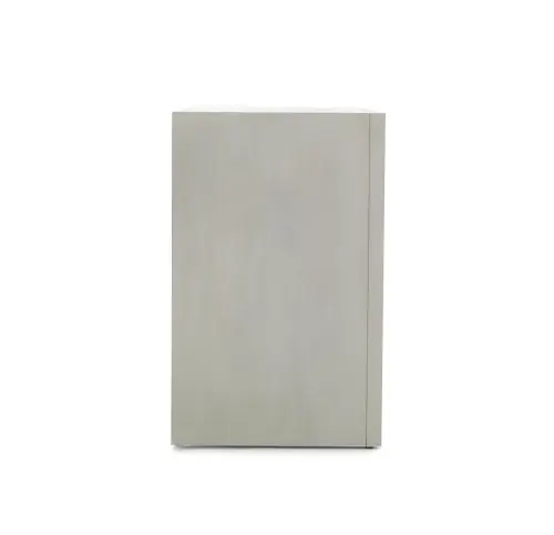 Malibu Large 3-Drawer Side Table - Gray