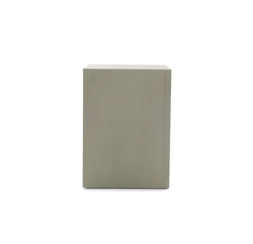 Malibu Small 3-Drawer Side Table - Gray