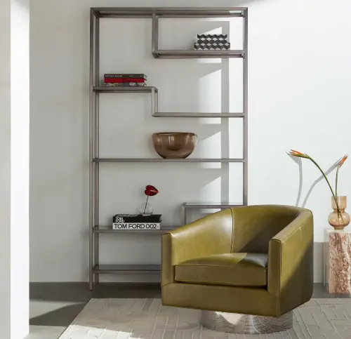 Filmore Bookcase - Pewter