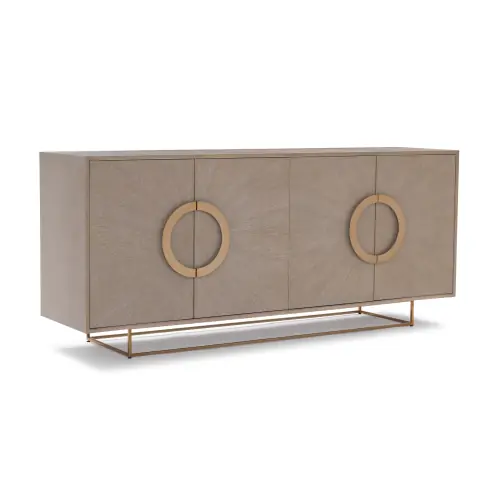Lisbon Media Console - Natural