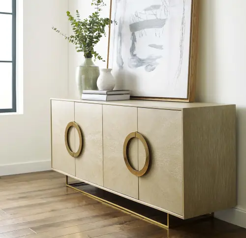 Lisbon Media Console - Natural