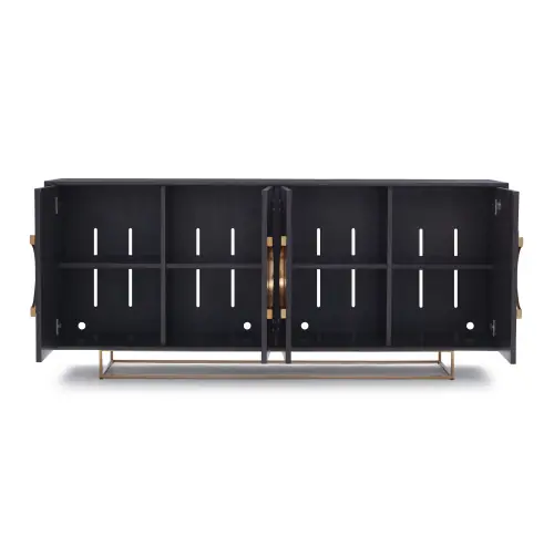 Lisbon Media Console - Chocolate