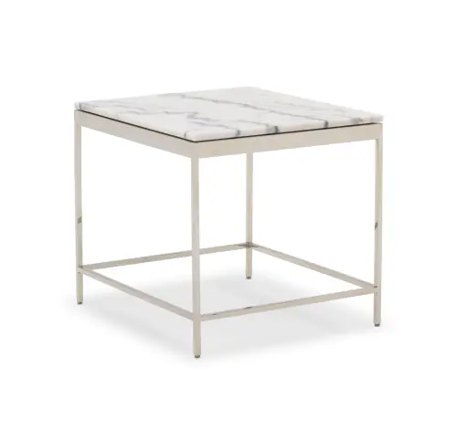 Vienna Side Table - Marble/Stainless Steel