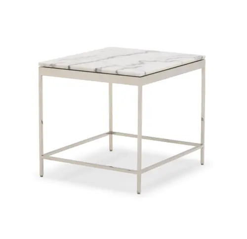 Vienna Side Table - Marble/Stainless Steel