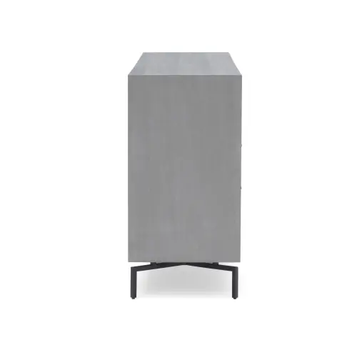 Ming 8-Drawer Dresser - Gray/Pewter