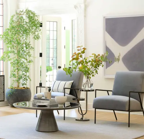Addie Coffee Table - Pewter