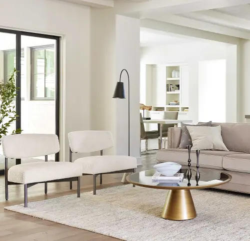 Addie Coffee Table - Bronze