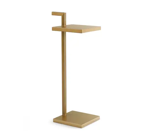 Chelsea Pull-Up Table - Brushed Brass