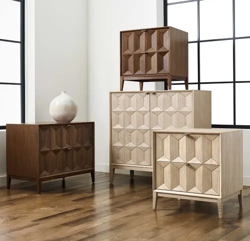 Holloway Storage Cabinet - Brushed Light Oak