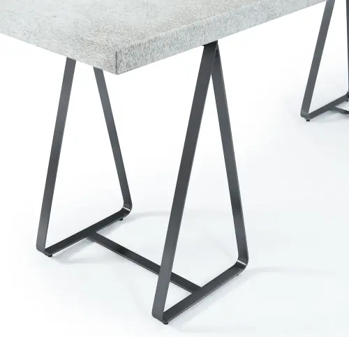 Clark Console - Gray/Pewter