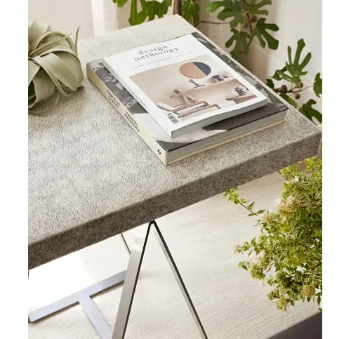 Clark Console - Gray/Pewter