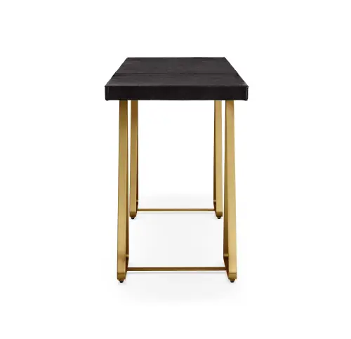 Clark Console - Black/Brass