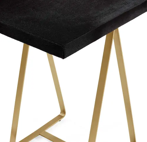 Clark Console - Black/Brass