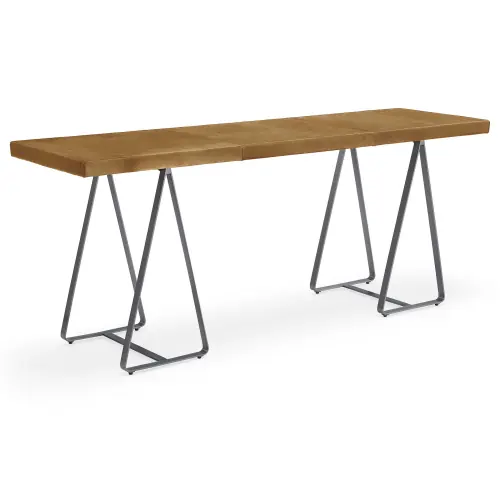 Clark Console - Beige/Pewter