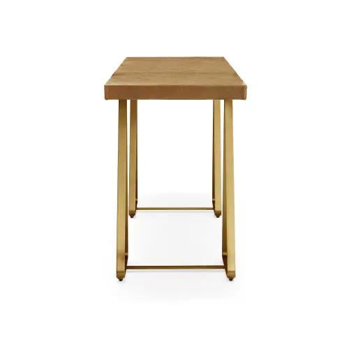 Clark Console - Beige/Brass