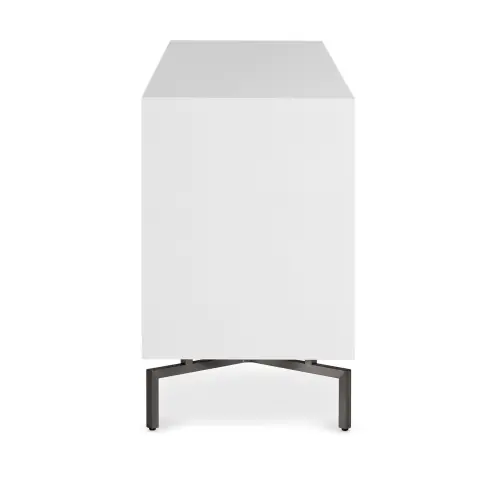 Ming Media Cabinet - White/Pewter