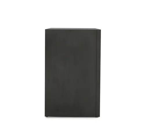 Malibu Large 3-Drawer Side Table - Carbon Oak