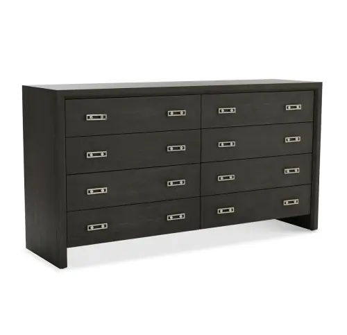 Malibu 8-Drawer Dresser - Carbon Oak