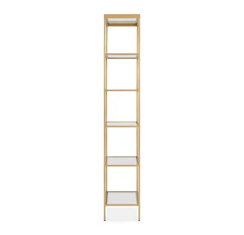 Vienna Bookcase - Brushed Brass